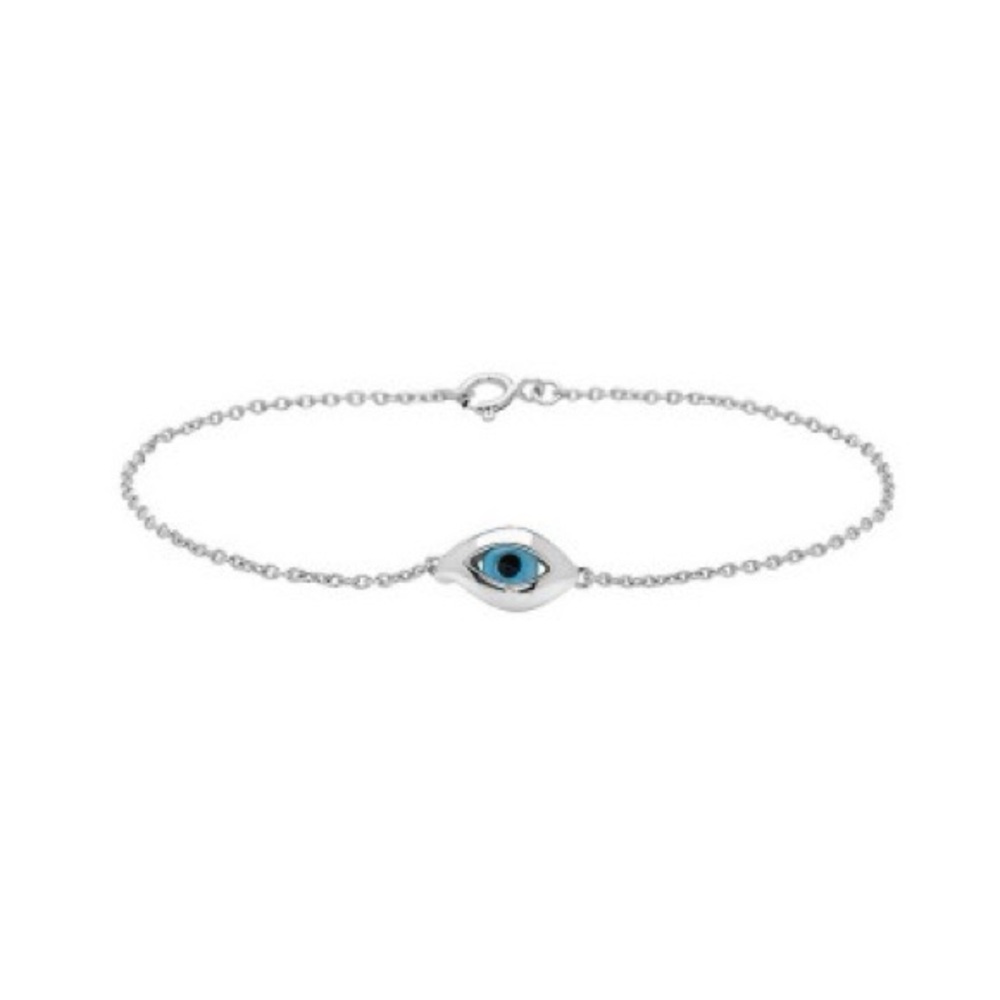 🆕 sterling silver evil eye bracelet
